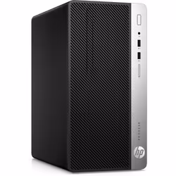 HP ProDesk 400 G5 i5-8500 Micro Tower 8Go 256Go SSD Win10 Pro PC Noir, Argent