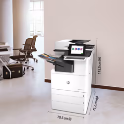 HP Color LaserJet Enterprise Flow Imprimante multifonction M776zs, Color, Imprimante pour Impression, copie, numérisation et fax, Impression recto-verso; Numérisation vers une adresse électronique - Vue supplémentaire 12