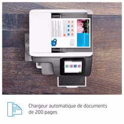 HP Color LaserJet Enterprise Flow Imprimante multifonction M776zs, Color, Imprimante pour Impression, copie, numérisation et fax, Impression recto-verso; Numérisation vers une adresse électronique - Vue supplémentaire 13