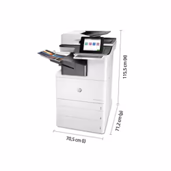 HP Color LaserJet Enterprise Flow Imprimante multifonction M776zs, Color, Imprimante pour Impression, copie, numérisation et fax, Impression recto-verso; Numérisation vers une adresse électronique - Vue supplémentaire 5