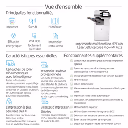 HP Color LaserJet Enterprise Flow Imprimante multifonction M776zs, Color, Imprimante pour Impression, copie, numérisation et fax, Impression recto-verso; Numérisation vers une adresse électronique - Vue supplémentaire 6