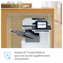 HP Color LaserJet Enterprise Flow Imprimante multifonction M776zs, Color, Imprimante pour Impression, copie, numérisation et fax, Impression recto-verso; Numérisation vers une adresse électronique - Vue supplémentaire 9