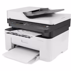 HP Laser Imprimante multifonction 137fnw, Noir et blanc, Imprimante pour Petites/moyennes entreprises, Impression, copie, scan, fax