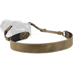 Bandoulière - MEGAGEAR - Ajustable - Cuir Véritable - Vert - Pour SLR/DSLR