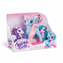 ZURU Sparkle Girlz Ensemble de 3 Licornes