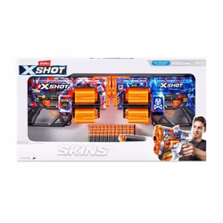 X-Shot Ensemble de pistolets à fléchettes Skins Dread 2 (48 fléchettes), Blaster jouet, 8 an(s), 1,4 kg