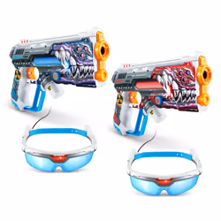 X-Shot Laser 36° Skins (2 pistolets laser et 2 casques infrarouges), Blaster jouet, 8 an(s), 1,3 kg