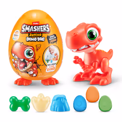 Smashers Petit œuf Junior Dino Dig Rapace, 3 an(s), Multicolore, Plastique