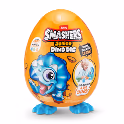 Smashers Petit œuf Junior Dino Dig Tricératops, 3 an(s), Multicolore, Plastique