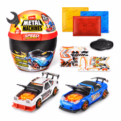 ZURU Metal Machines Speed Heroes, Ensemble de véhicules, 4 an(s), Plastique, Couleurs assorties
