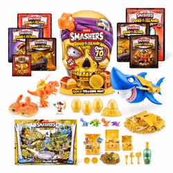 Smashers Dino Island Gold Treasure Hunt, 3 an(s), Multicolore, Plastique