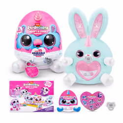 Rainbocorns Adopt-A-Corn Surprise (Bunny), Peluche lapin, 3 an(s)