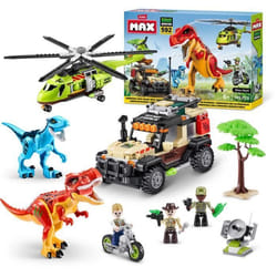 MAX Chasse aux dinosaures Build More Dino Adventure (592 pièces)