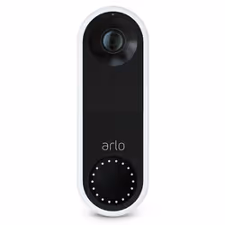 Arlo Essential WFVDB, Noir, Blanc, CE, Sans fil, 110°, 1536 x 1536 pixels, 720 x 720,1080 x 1080,1536 x 1536