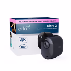 Arlo Ultra 2 Caméra de Surveillance extérieure, caméra additionnelle noir - Vue supplémentaire 4