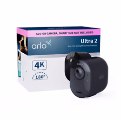 Arlo Ultra 2 Caméra de Surveillance extérieure, caméra additionnelle noir - Vue supplémentaire 5