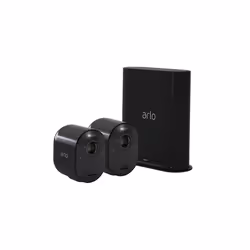 Arlo Ultra 2 Caméra de Surveillance extérieure, pack de 2 noir
