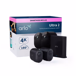 Arlo Ultra 2 Caméra de Surveillance extérieure, pack de 2 noir - Vue supplémentaire 4