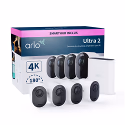 Arlo Ultra 2 Caméra de Surveillance extérieure, pack de 4 blanc - Vue supplémentaire 4