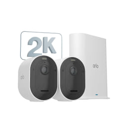Arlo Caméra de surveillance sans fil Pro 5 2K Spotlight, pack de 2 blanc