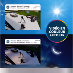 Arlo Caméra de surveillance sans fil Pro 5 2K Spotlight, pack de 3 blanc - Vue supplémentaire 4