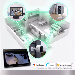 Arlo Caméra de surveillance sans fil Pro 5 2K, pack de 4 blanc - Vue supplémentaire 10