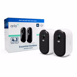 Arlo Essential 2K, Caméra de sécurité IP, Intérieure et extérieure, Sans fil, FCC, CE, IC, EU RoHS, EU REACH, Plafond/mur, No ...