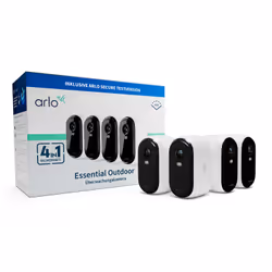Arlo Essential VMC2450: IP Kamera 4er Pack Cosse Caméra de sécurité IP Intérieure et extérieure Plafond/Mur/Poteau
