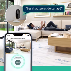 Arlo Essential 2K Caméra de sécurité intérieure, pack de 2 - Vue supplémentaire 8