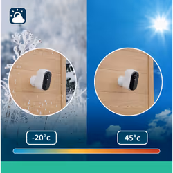 Arlo Caméra de sécurité extérieure Essential 2K & 2 panneaux solaires, kit de 2 - Vue supplémentaire 10