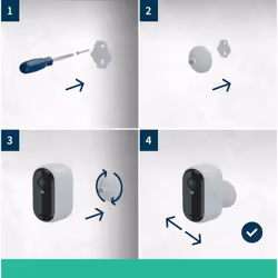 Arlo Caméra de sécurité extérieure Essential 2K & 2 panneaux solaires, kit de 2 - Vue supplémentaire 7