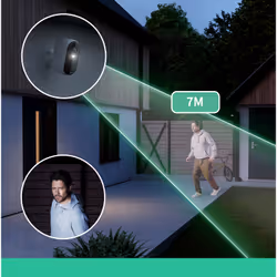 Arlo Caméra de sécurité extérieure Essential 2K & 2 panneaux solaires, kit de 2 - Vue supplémentaire 9