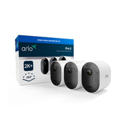 Arlo Pro Caméra de surveillance extérieure 5 2K+, kit de 3 caméras