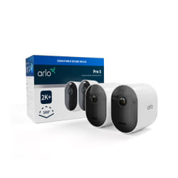Arlo Pro Caméra de surveillance extérieure 5 2K+, kit de 2 caméras