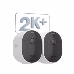 Arlo Pro Caméra de surveillance extérieure 5 2K+, kit de 2 caméras