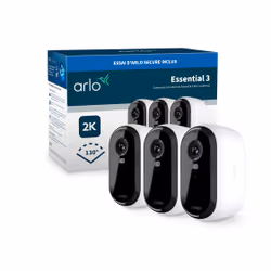 Arlo Essential Caméra de sécurité 3 2K, pack de 3 - Vue supplémentaire 2