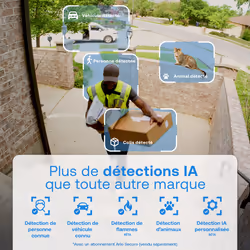 Arlo Essential Caméra de sécurité 3 XL 2K, pack de 3 - Vue supplémentaire 6