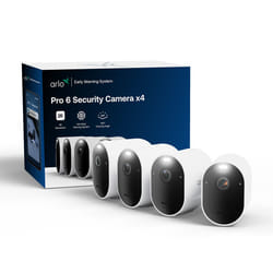 Arlo Pro Caméra de Sécurité 6 2K+, kit de 4