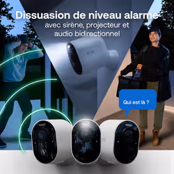 Arlo Ultra Caméra de sécurité 3 4K, kit de 2 caméras avec panneau solaire - Vue supplémentaire 8