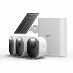 Arlo Ultra Caméra de sécurité 3 4K, kit de 3 caméras avec panneau solaire - Vue supplémentaire 2