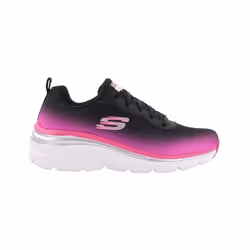 Baskets SKECHERS 12717 - Femme - Rose - Lacets - Synthétique - Plat