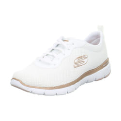 Chaussures multisport - Skechers - Flex Appeal 3.0 - Femme - Blanc - Air-Cooled Memory Foam