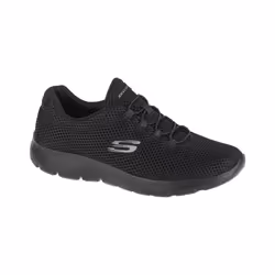Basket Skechers - Femme - Textile - Noir - Lacets