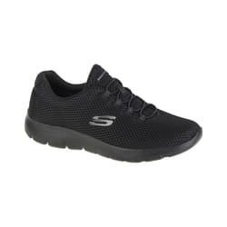 Basket Skechers - Femme - Textile - Noir - Lacets