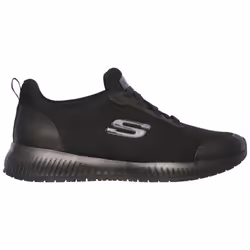 Baskets de sport - SKECHERS - Squad Sr - Femme - Noir - Talon plat - Fermeture lacets