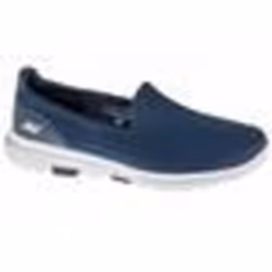 Chaussure de randonnée Skechers Go Walk 5 - Femme - Navy bleu - Multisport - Randonnée - Sentier