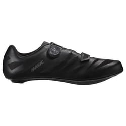 Chaussures de route Mavic Cosmic - Noir - Pointure 46 - Serrage BOA - Compatible Look/Shimano SPD-R