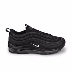 Chaussure de basket - Nike - Air Max 97 - Noir - Toile - Cuir - Respirant