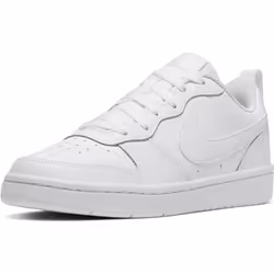 Basket - Nike - COURT BOROUGH LOW 2 - Blanc - Cuir - Junior