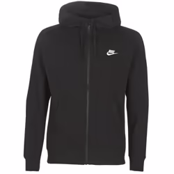 Sweat - NIKE - M NSW CLUB HOODIE FZ BB - Noir - Manches longues - Col capuche